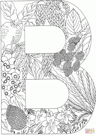 letter 0 coloring pages | Only Coloring Pages