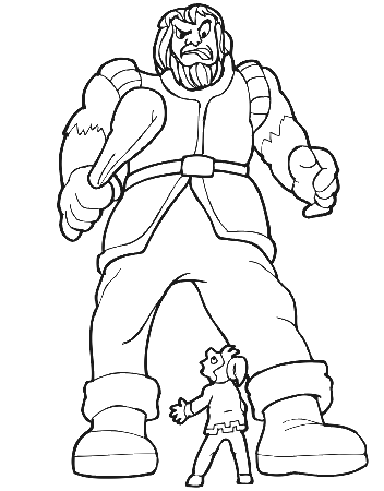 Wwe Andre The Giant Coloring Page | Free Printable Coloring Pages