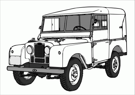 Kids-n-fun.com | 1 coloring pages of Landrover