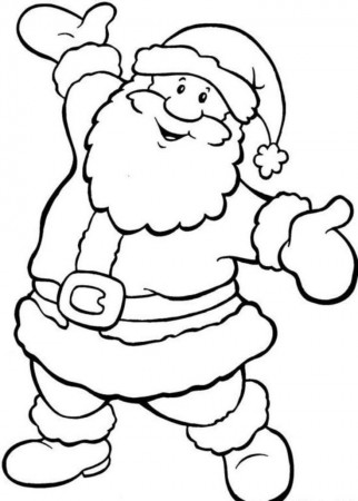 happy-santa-free-coloring-pages-for-christmas.jpg (903Ã1260 ...