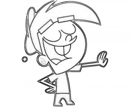 Cartoon Coloring Pages Fairy Odd Parents Wanda And Cosmo | Cartoon ...