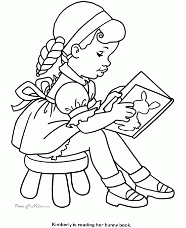 school Scientist Colouring Pages