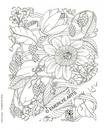 Color By Number Flower Coloring Pages