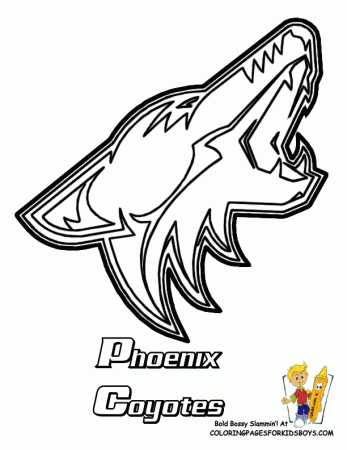 logo coyotes de Phoenix Coloriage
