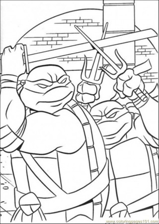 Ninja Turtles Coloring Pages Free | Free Printable Coloring Pages