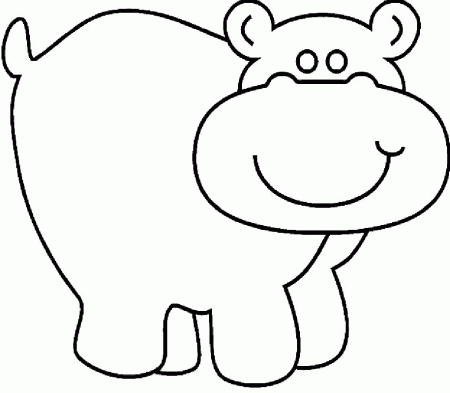 Hippo Coloring Pages 16 | Free Printable Coloring Pages 