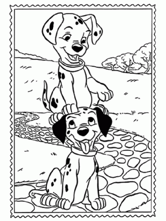 101 Dalmatians Coloring Pages 7 | Free Printable Coloring Pages 