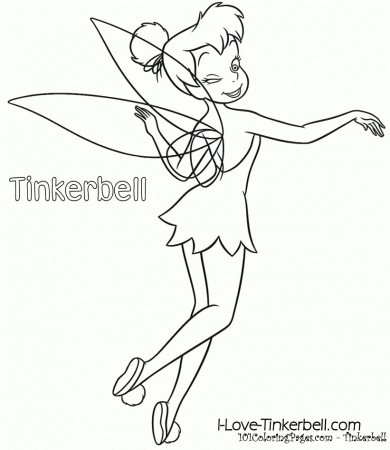 Tinkerbell Coloring Pages | 101ColoringPages.