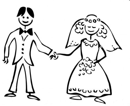 download wedding coloring pages 4. wedding just married coloring ...