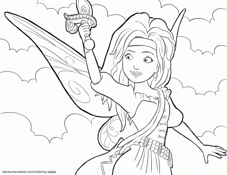 zarina pirate fairy coloring pages - Clip Art Library
