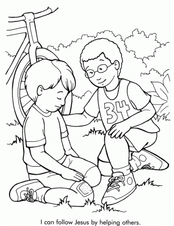 Coloring Pages Showing Sharing - High Quality Coloring Pages