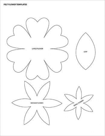 12+ Printable Flower Petal Templates Free Download! | Free ...