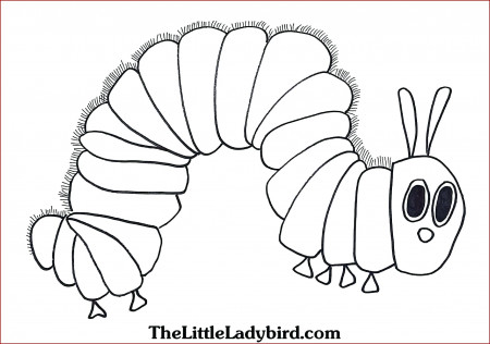 Coloring Pages : Queen Chrysalis Coloring Page Eric Carle Hungry ...