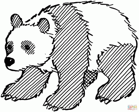 Giant Panda is Eating Bamboo coloring page | Free Printable ...