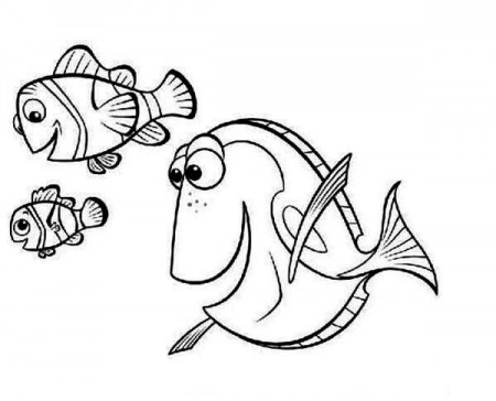 finding nemo coloring sheets. finding nemo dory and marlin are ...