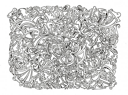 Very Difficult Design Coloring Pages | Coloring Online