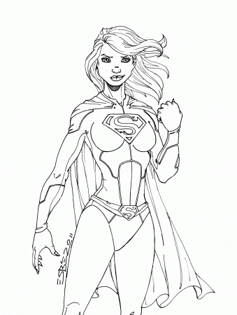 superwoman coloring pages - High Quality Coloring Pages
