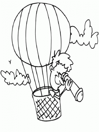 Hot Air Balloons coloring pages. Download and print Hot Air ...