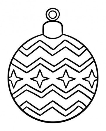 Printable Coloring Pages Christmas Ornaments | Printable christmas ornaments,  Christmas drawings for kids, Christmas ornament template