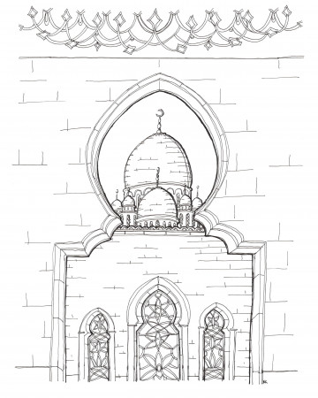 Coloring Pages - Masjid Series — Sidra & Co