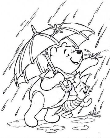 Coloring Pages Of Winnie The Pooh And Piglet - Coloring Page