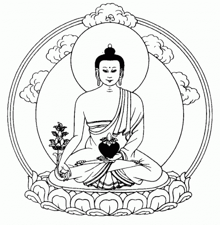 Buddhist Countries Coloring Pages - Coloring Pages For All Ages