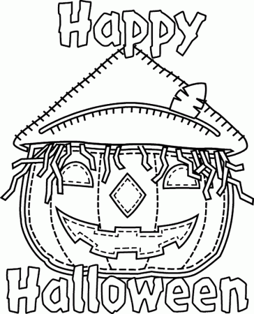 Cartoon Halloween Coloring Pages To Print - Coloring Pages For All ...