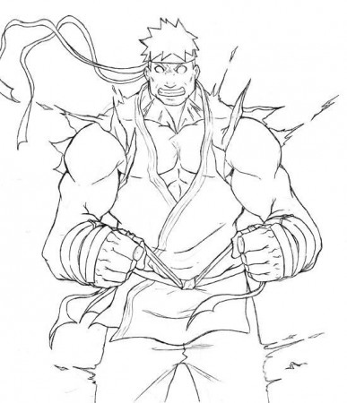 evil ryu by Anny-D on DeviantArt | Evil, Coloring pages, Ryu