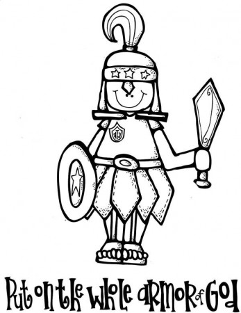 The Armor Of God Coloring Pages - Auromas.com
