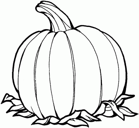 Pumpkin Patch Coloring Page | Clipart Panda - Free Clipart Images