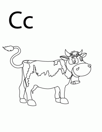Coloring Pages - Letter-C