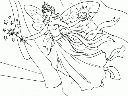 tooth fairy printable coloring page