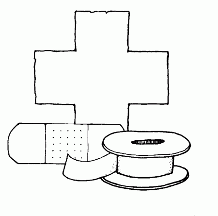 Band Aid Coloring Page - Cliparts.co