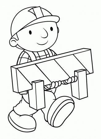 Free Printable Bob The Builder Colouring Pages - Coloring Page