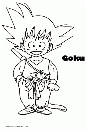 Kid Goku | Free Coloring Pages on Masivy World