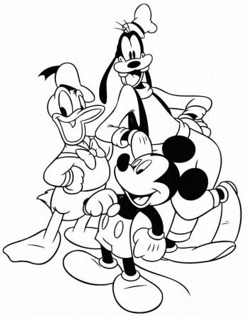 Color Book Disney Characters - High Quality Coloring Pages