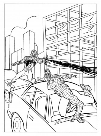 venom spiderman coloring pages › zuperhero