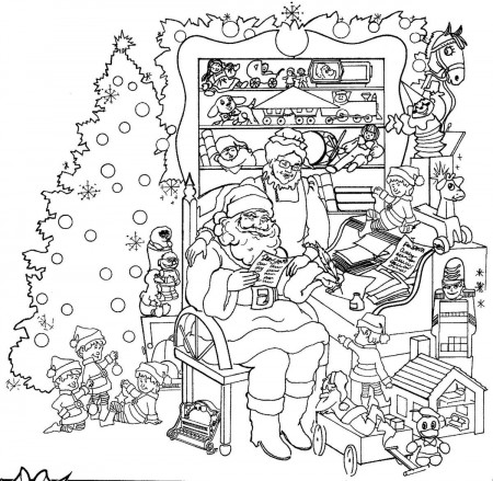 Christmas Coloring Pages Games - Coloring Pages For All Ages
