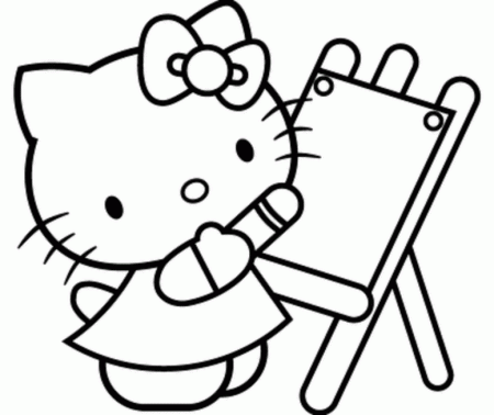 Pix For > Hello Kitty 4th Of July Coloring Pages