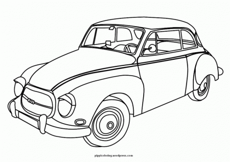 Old Timer Car Coloring Page Coloring Pages 208 Car Coloring Pages