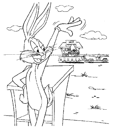 Coloring Page - Bugs bunny coloring pages 13