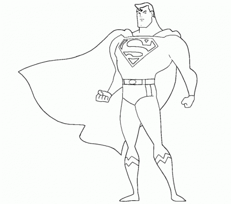 Superman Coloring Pages Cake Ideas and Designs