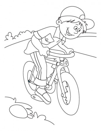 mountain bike coloring page | Download Free mountain bike coloring 