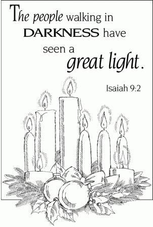 Light of the World Coloring Page
