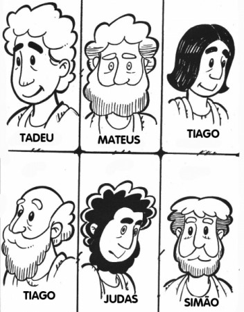 Twelve Apostles coloring page | Twelve Apostles of Jesus