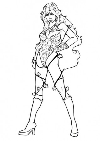 Parentune - Free & Printable Poison Ivy Coloring Picture, Assignment Sheets  Pictures for Child
