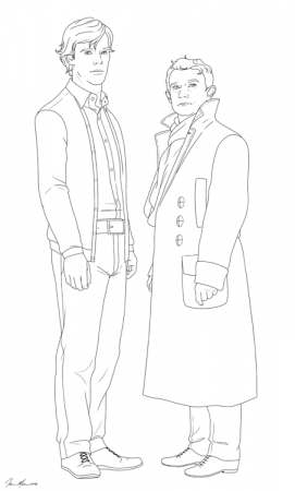 In case I want a Sherlock coloring page. | Coloring pages ...
