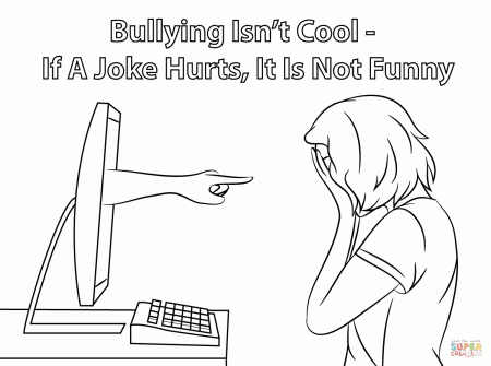 Cyber Bullying coloring page | Free Printable Coloring Pages