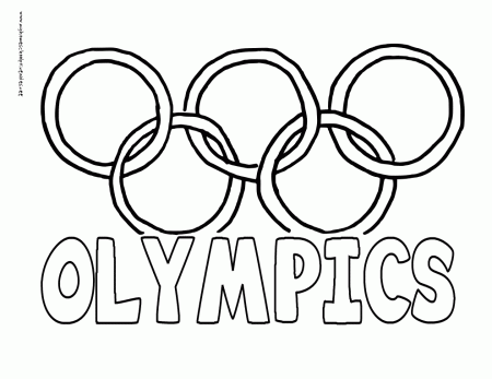 Olympic Ring Coloring Page