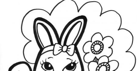 Coloring Page Bunny - Coloring Page